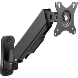 equip Wandhalterung 17"-32"/9kg 1TFT ->Federspannungsmesser (Wand, 32", 9 kg), Monitor Halterung, Schwarz