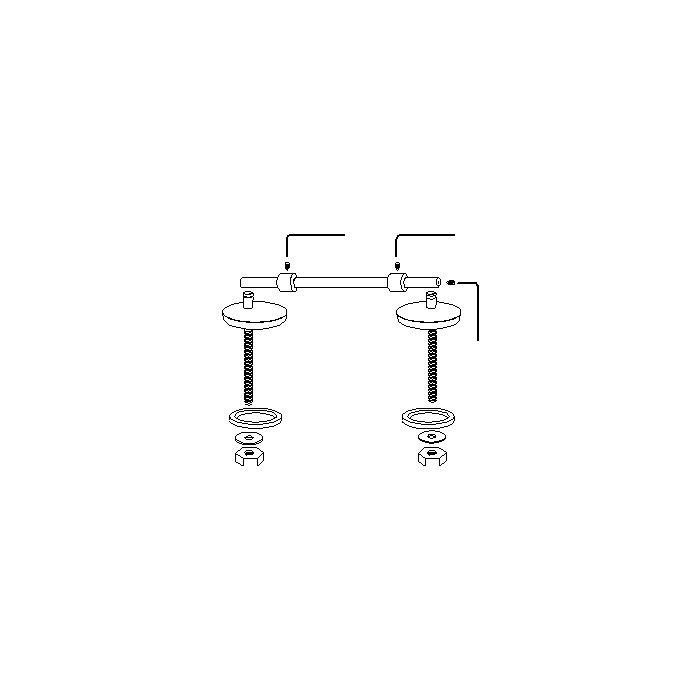 Pagette Pagette Orenda Scharnierwelle 795350300 Edelstahl, durchgehend