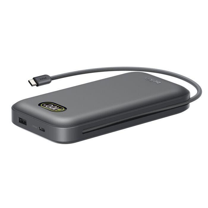 Belkin Laptop Powerbank 27.000mAh mit Display anthrazit BPB040hqCH