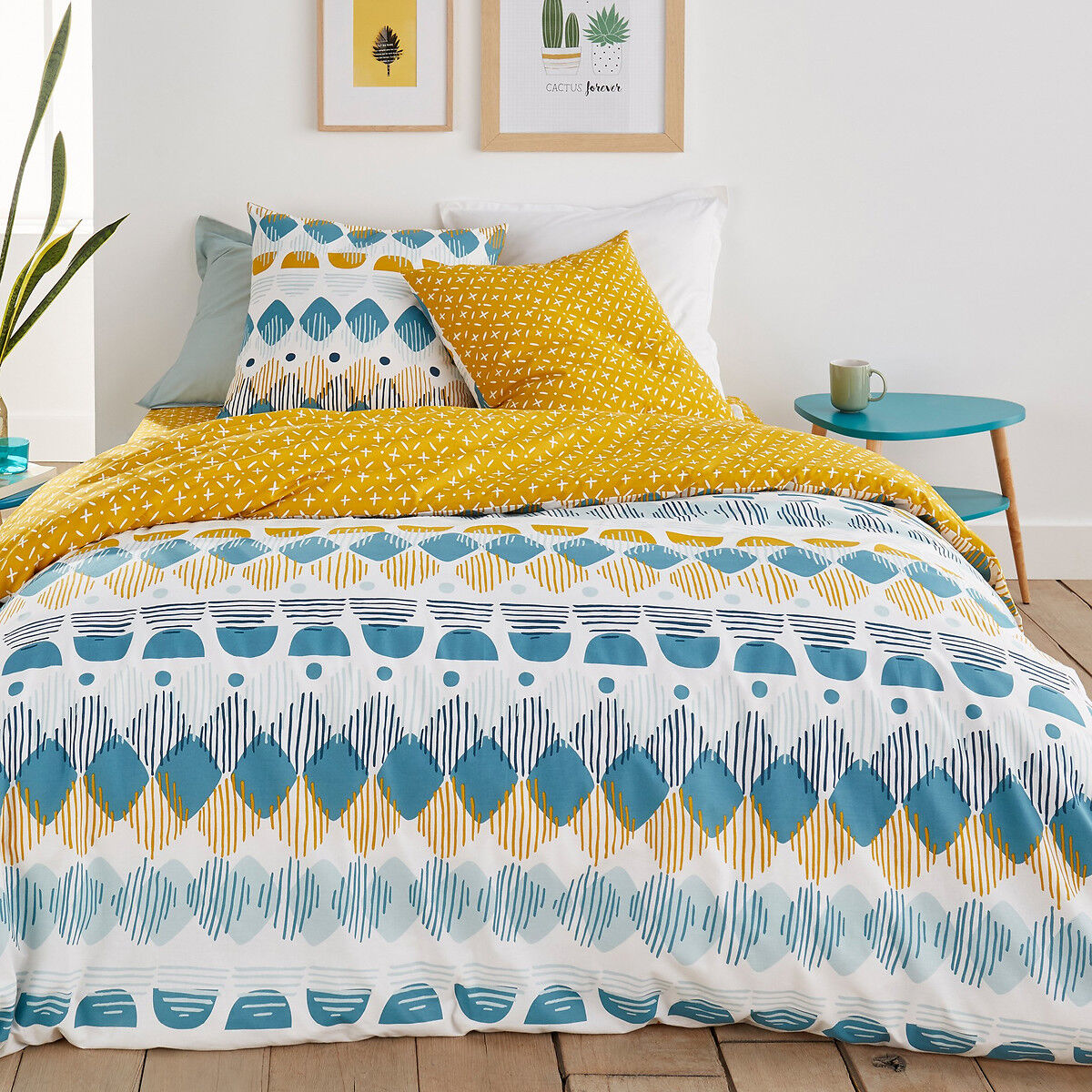 LA REDOUTE INTERIEURS Housse de couette imprimée, Cool