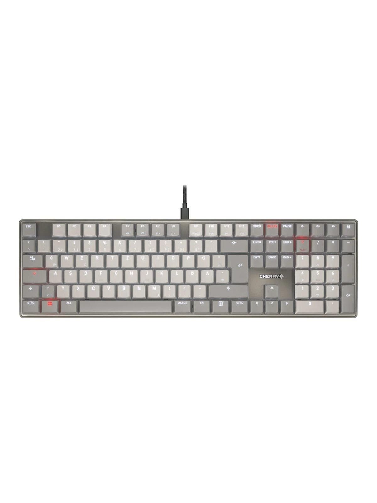 Cherry KC - keyboard - 100% full size - QWERTZ - German Input Device - Tastatur - Full-Size - Deutsch - Schwarz