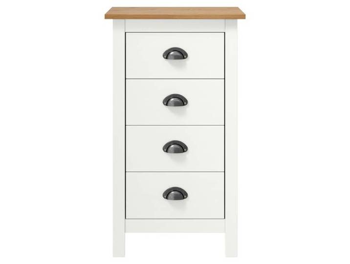 SALE 2026 Buffet de cuisine stable - Placard Cabinet bahut Blanc - Buffet Hill Blanc 46x35x80cm Bois de pin solide 13.05 Kg 325006