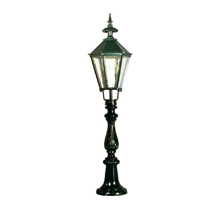 KS Verlichting Oxford Nostalgische Staande Lamp - Zwart