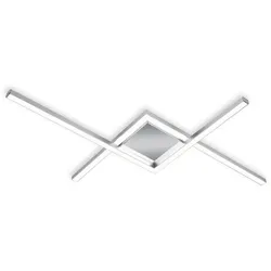 Reality Leuchten LED-Deckenleuchte Alu, Eisen, Stahl & Metall