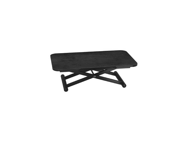 Höhenverstellbarer und ausziehbarer Design Ess- und Couchtisch „Enora“ Keramik Titan Akante Design