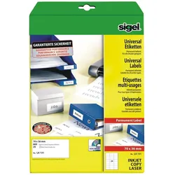 Sigel, Etiketten, Etiketten