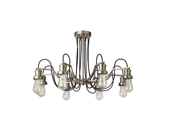 Hängeleuchte Olivia, Silberfarben, Metall, 43 cm, Lampen & Leuchten, Innenbeleuchtung, Hängeleuchten, Pendelleuchten