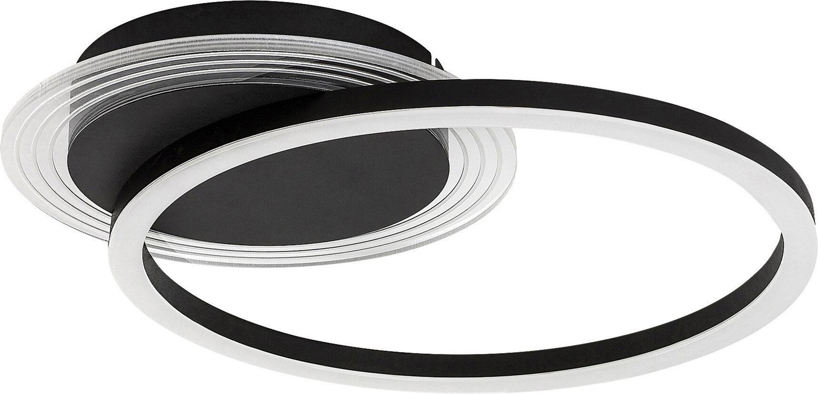 Rabalux Kerstin 71368 LED Plafondlamp - Zwart - Metaal en Acryl