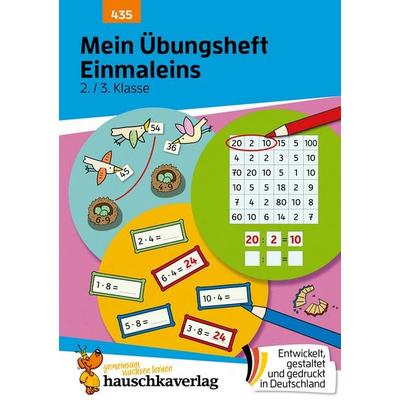 Mein Übungsheft Einmaleins 2./3. Klasse, Geheftet von Joshua Schulz, Hauschka Verlag, 978-3-88100-435-0