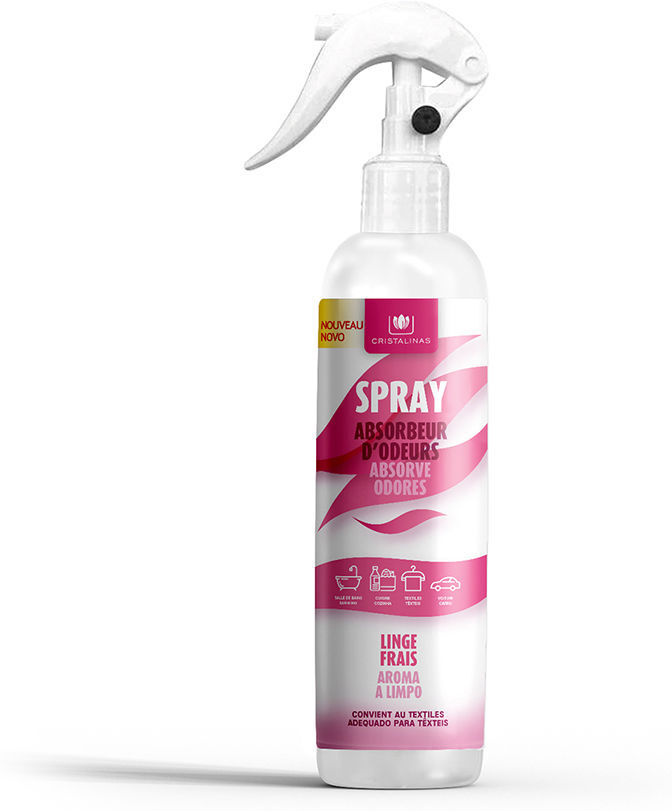 Cristalinas Spray absorbe les odeurs #arôme propre