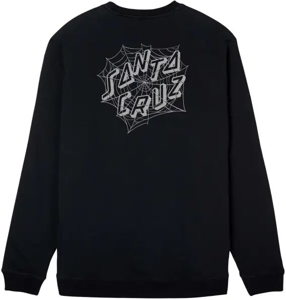 Santa Cruz Apparel Sweatshirt Santa Cruz Web Crew (S - Schwarz)
