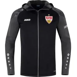 JAKO Unisex VfB Kapuzenjacke Sonic, Größe M in Schwarz Schwarz