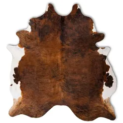 Fellteppich 150 x 230 cm Fell Braun