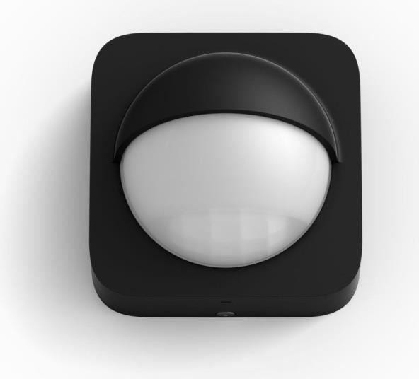 Philips Hue Bewegingssensor voor buiten, zwart, 160° detectiehoek, 12 meter bereik, compatibel met Alexa