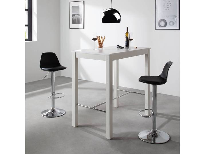 Barstuhl Batya (2er-Set) 39 x 83 x 40cm Schwarz