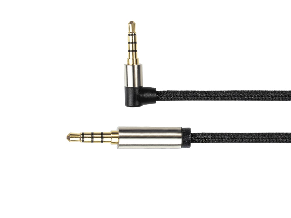 Python® Series PYTHON High Quality 3,5mm Klinkenkabelanschlusskabel 4 polig St./St. 1,5m gewin. GC-M0233