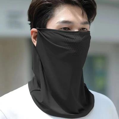 Daily Discovery UV Protection Face Mask Sun Protection Scarf For Women Breathable Cooling Neck Gaiter black