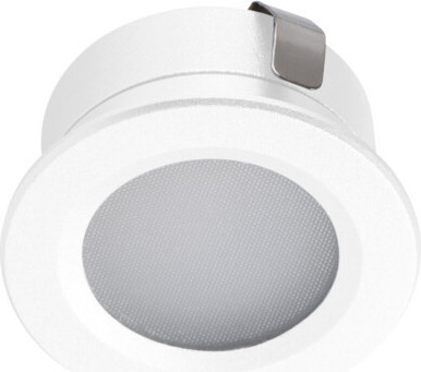 Kanlux IMBER LED inbouwspot, rond, IP65, warm wit licht, 1W, wit