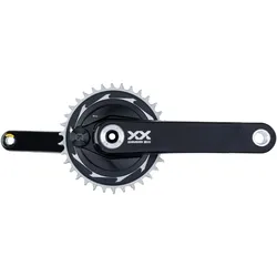 SRAM Kettenradgarnitur XX SL Eagle AXS Transmission 34 Zähne schwarz/silber 175 mm Kurbellänge, Q-Faktor 168 mm