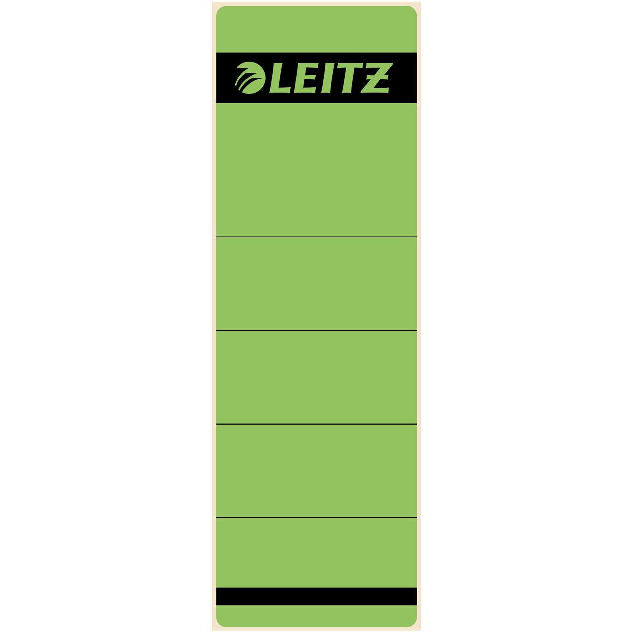 LEITZ 10 Ordneretiketten 1642 grün für 8,0 cm Rückenbreite