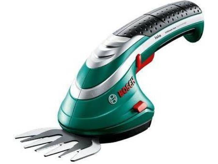 Akku-Gras- und Strauchschere Isio, 2 x Messer-Set (8 cm + 12 cm)