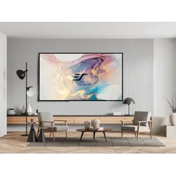 AEON Free –Projektionsleinwand mit schmalem Rahmen-Elite Screens, framed projection screen (ALR & CLR), AEON, Leinwand for Beamer, Rahmen Leinwand-Elite Screens, Beamer Leinwand, Projektionsleinwand, Heimkino 5D CineGrey / Widescreen 16:9) / 84" (186 x 105 cm)