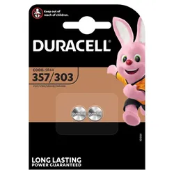 Duracell DL357 2-er Blister / Knopfzelle 1,55V