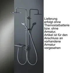 HSK Shower-Set Umsteller „RS 200 Universal“ Ausladung 385 mm in chrom