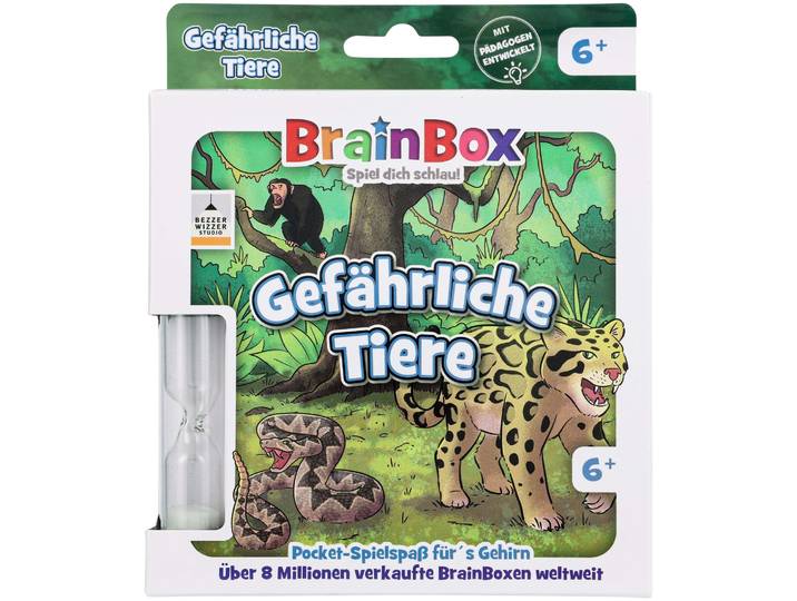 Brain Box BrainBox Pocket - Gefährliche Tiere (Deutsch)