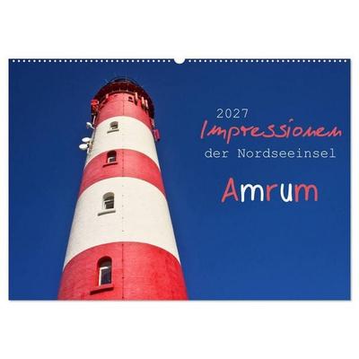 Impressionen der Nordseeinsel Amrum (Wandkalender 2027 DIN A2 quer), CALVENDO Monatskalender