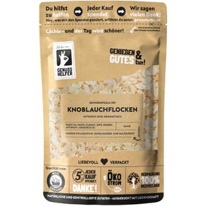 Bremer-Gewürzhandel Knoblauch Knoblauchflocken, getrocknete Scheiben, im wiederverschließbaren Beutel, 100 g