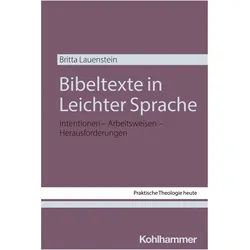 Bibeltexte in Leichter Sprache, Fachbücher von Britta Lauenstein