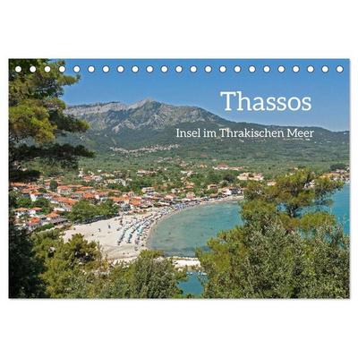 Thassos - Insel im Thrakischen Meer (Tischkalender 2027 DIN A5 quer), CALVENDO Monatskalender