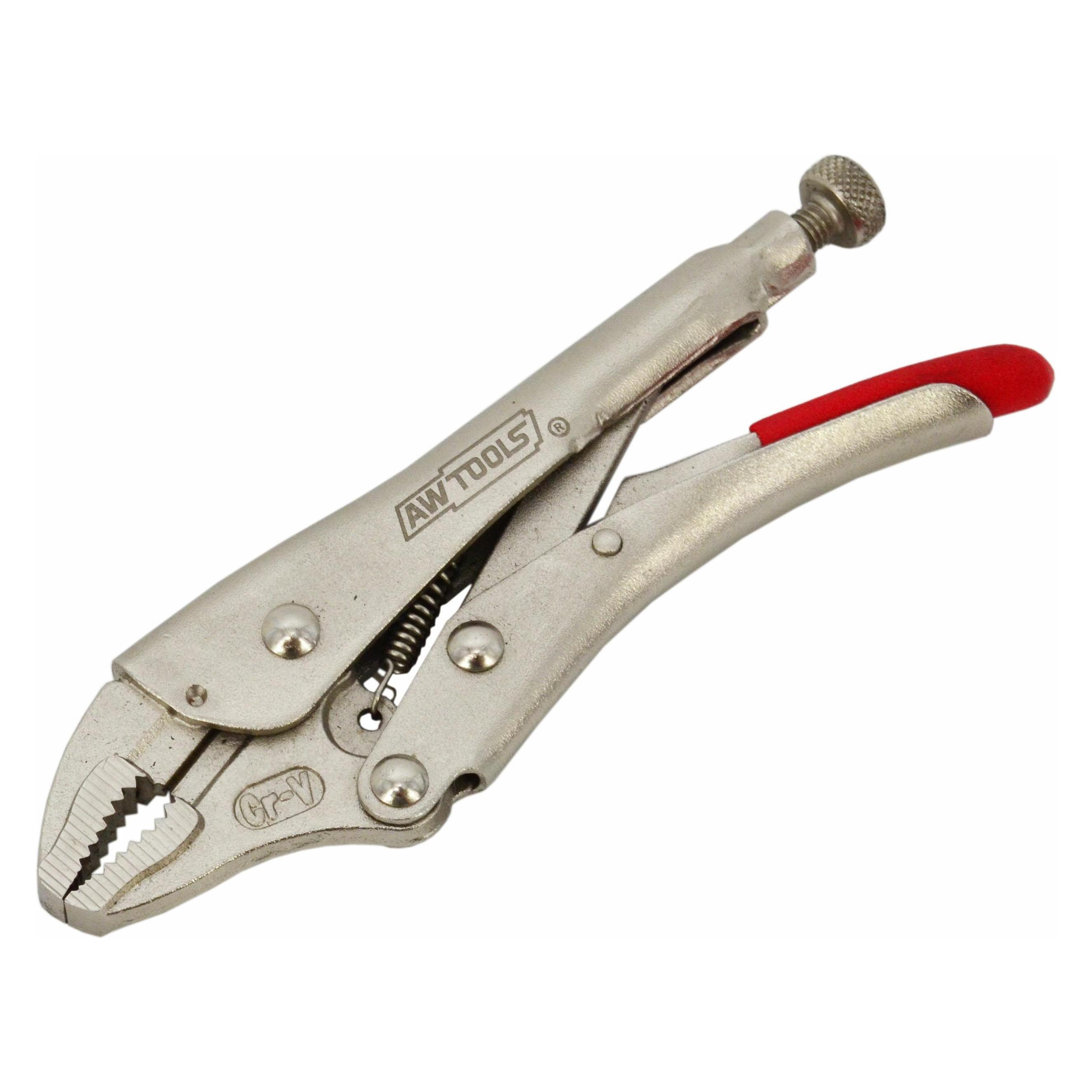 Awtools Szczypce Zaciskowe Morsea 125mm Szczęki Wygięte (125 mm) (AW31200)
