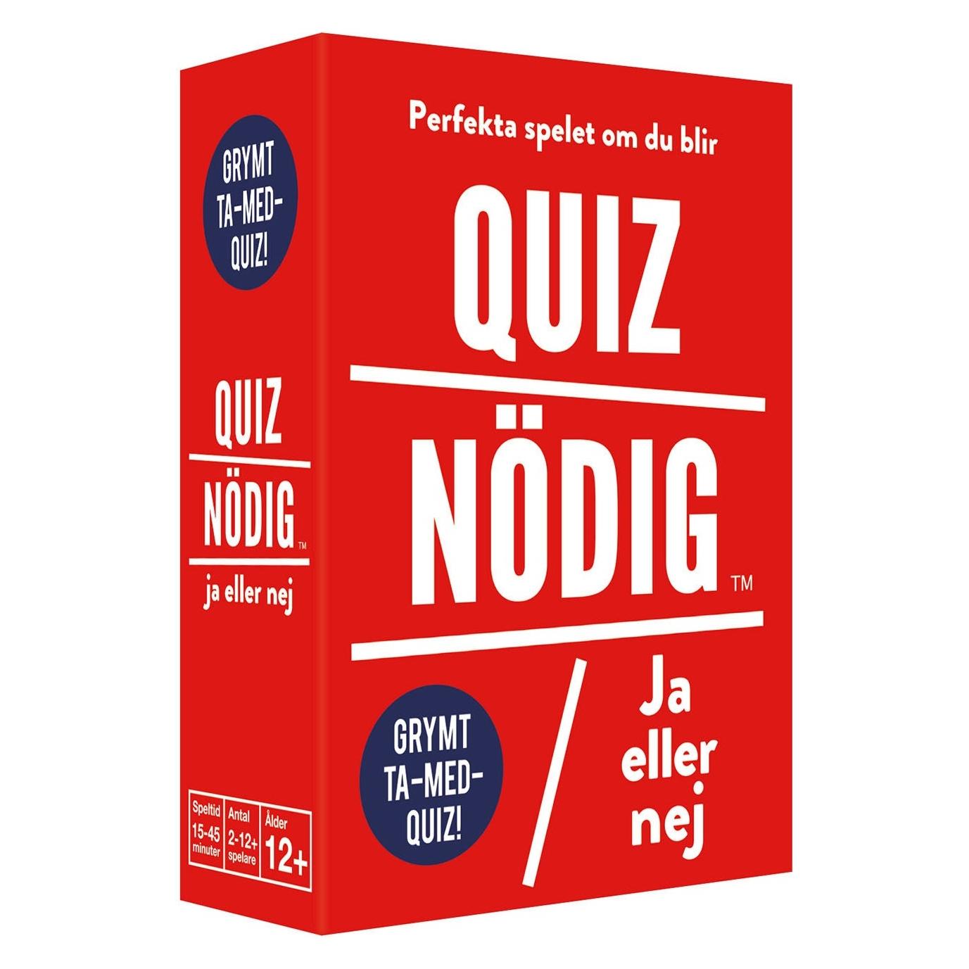 Kylskpoesi Spil Quiznödig - Ja eller Nej (SE) (Dänisch) (101157)