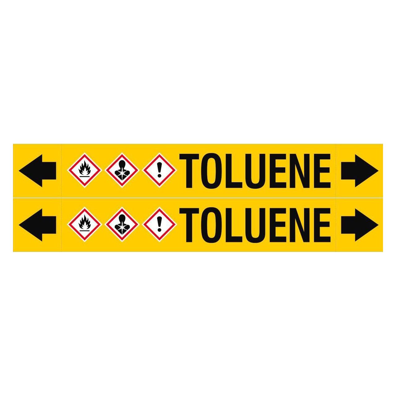 Brady ASME - Rohrmarkierer - Toluene (ASMEPM-50X345MM-TOLUENE)