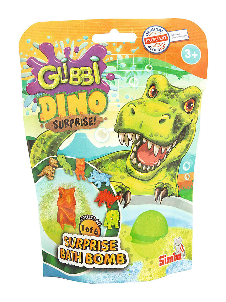 Simba Badebombe "Glibbi Dino Surprise" - 100 g - ab 3 Jahren (Überraschungsprodukt) - onesize