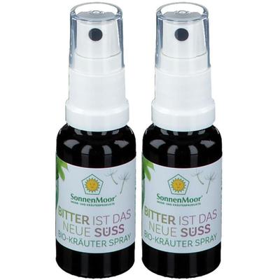 BIO Kräuterspray Bitter ist das neue Süss 2x 2x20 ml Sprühflasche