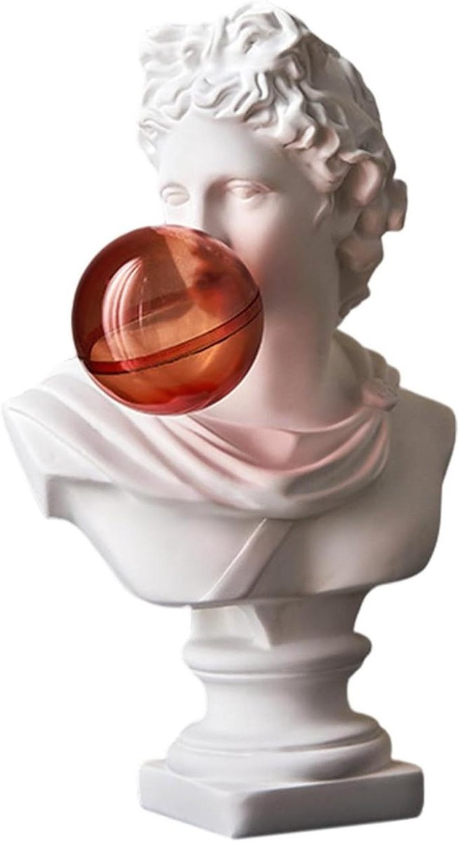 Harsen Sculptuur Griekse Buste Bubble Aura Interieur Decoratie