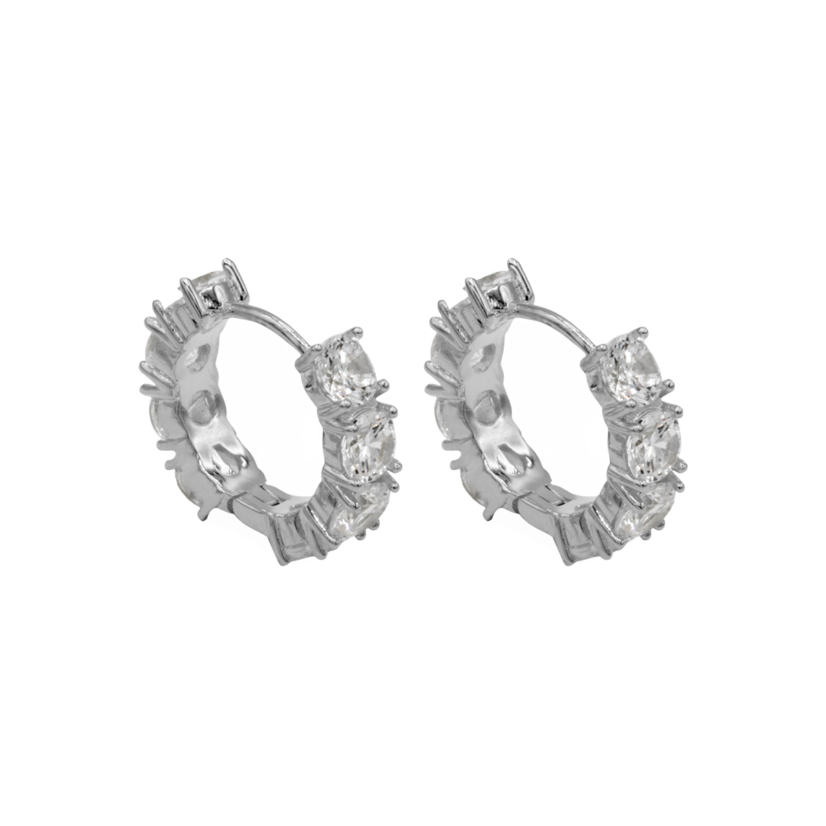 Jacques Lemans Creolen Sterlingsilber mit Zirkonia