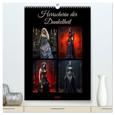 Herrscherin der Dunkelheit (hochwertiger Premium Wandkalender 2027 DIN A2 hoch), Kunstdruck in Hochglanz