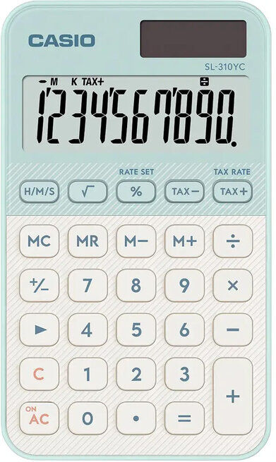 CALCULADORA CASIO ESCRITORIO VERDE