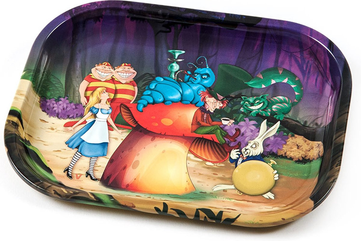 V-Syndicate Metalen dienblad Alice Mushroom Small