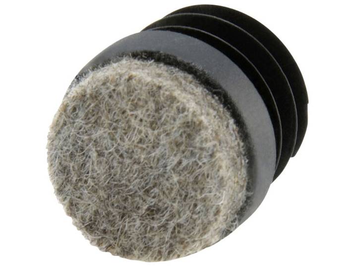 Möbelgleiter PLUG schwarz Wollfilz