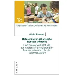 Differenzierungskonzepte sichtbar gemacht, Fachbücher von Gabriel Schneuwly