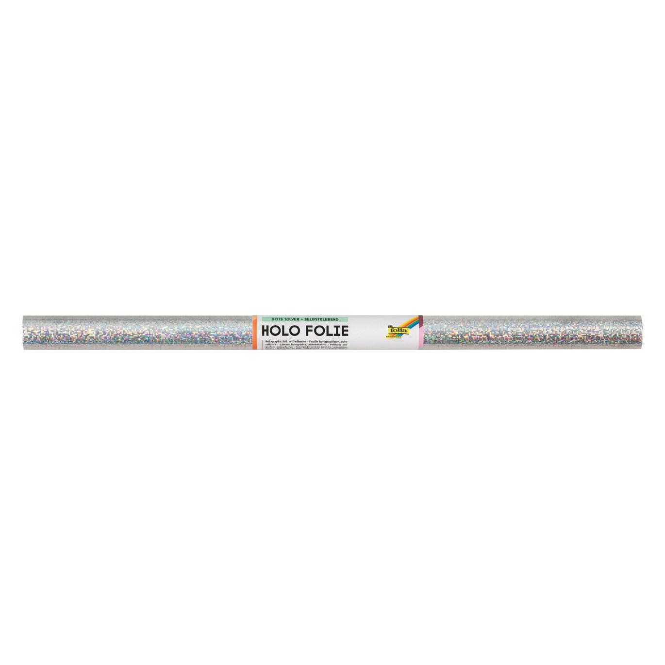 Folia Holographische Folien Dots in silber 40cm x 1m (510 g/m², 10x) (33651174)