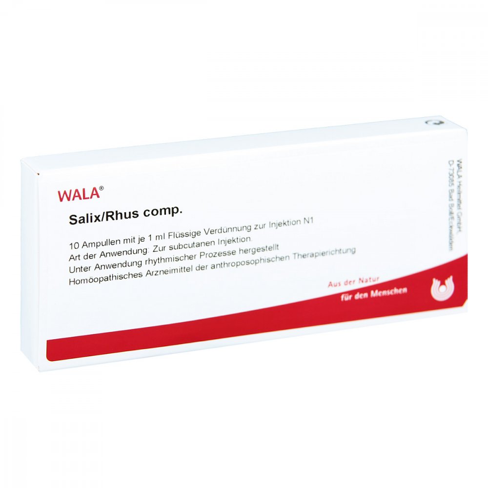 WALA Heilmittel GmbH Salix Rhus Comp. Ampullen 01752050