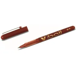Pilot, Schreibstifte, Vball 7 Liquid Ink Rollerball 0.7 mm tip (Box of 12) - Red (12x)