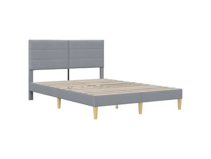KTHLBRH Bettgestell hellgrau 120 x 200 cm Modernes Design, rechteckige Form, robuster Stoff, elegante Basis für Zimmer