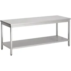 Combisteel Arbeitstisch mit Grundboden aus Edelstahl 900x600x900mm